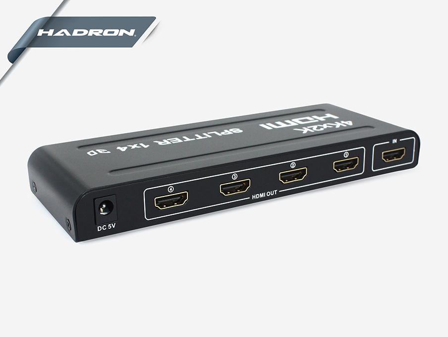 Hadron Hd234 Hdmı Splıtter 4K 1 Giriş 4 Çıkış